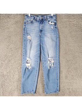 Old Navy Jeans Womens 10 Blue Stretch Denim OG Loose *Read*